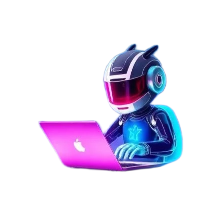 ربات در حال طراحی سایت